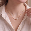 18K Solid Gold 4–4.5mm Japanese Akoya Pearl Smile Choker