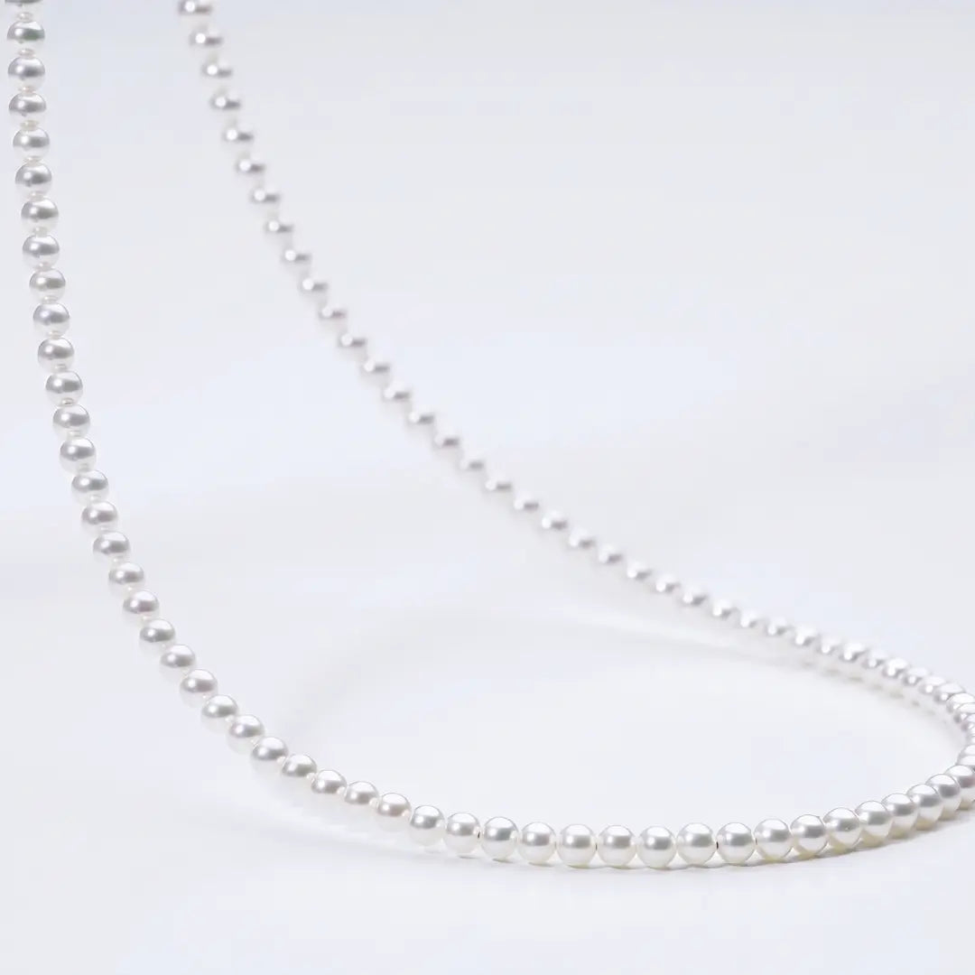 18K Solid Gold Dainty Choker, Mini 2-2.5mm Seed Pearl Necklace, Magnetic Clasp for Easy Wear