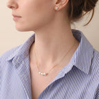 18K Solid Gold 5-5.5mm Akoya Pearl Pendant Necklace for Women, Minimalist Fine Jewelry, Elegant Gift