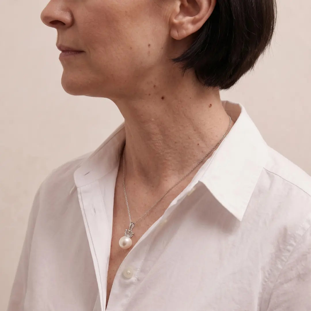 10-10.5mm Edison Freshwater Crown Pearl Pendant