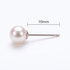 3-7.5mm Sensitive Ears Japanese Akoya Pearl Stud Earrings