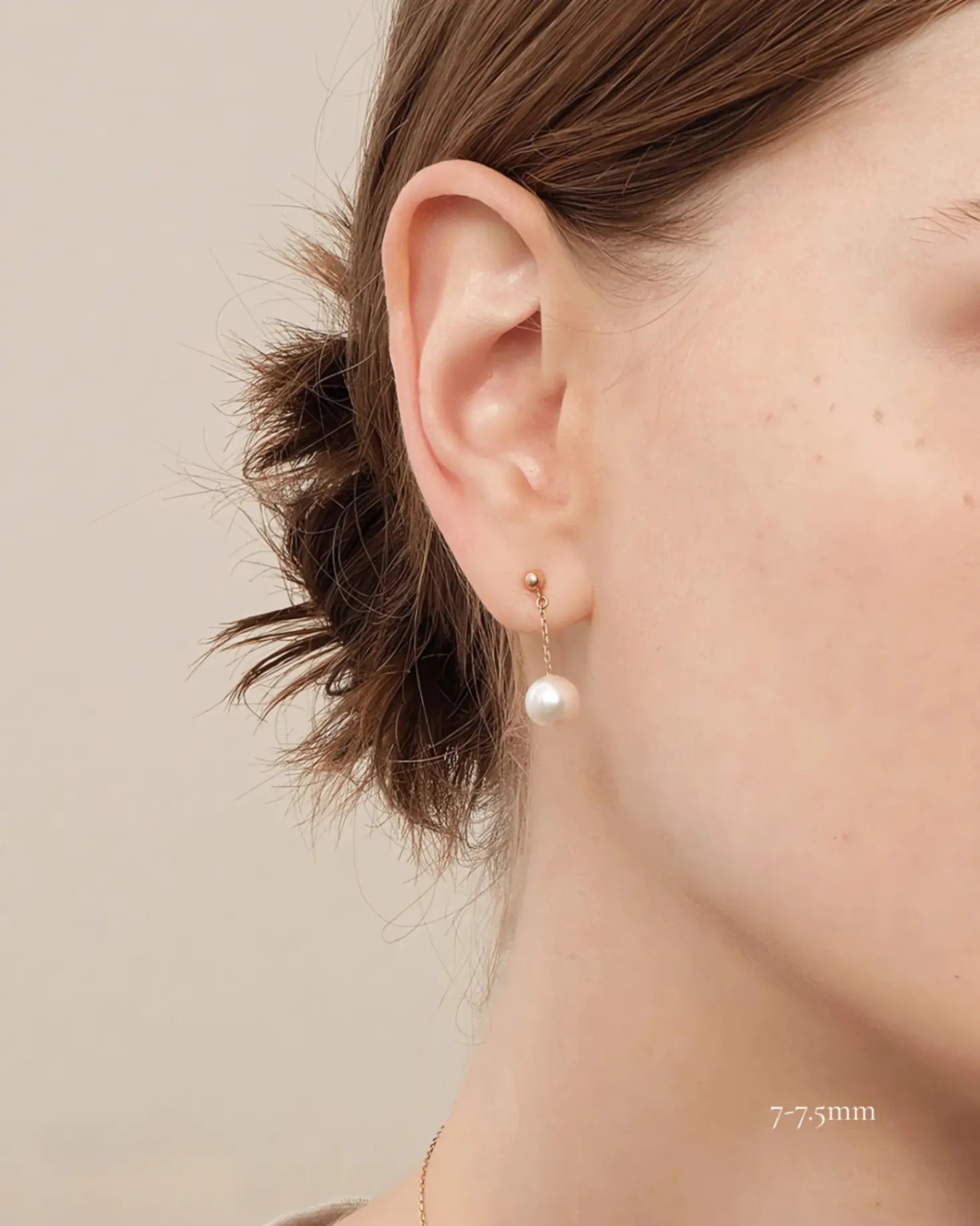 Alora – Premium Akoya Seawater Pearl Earrings | 6–7.5mm | 18K Solid Gold Studs & Drops