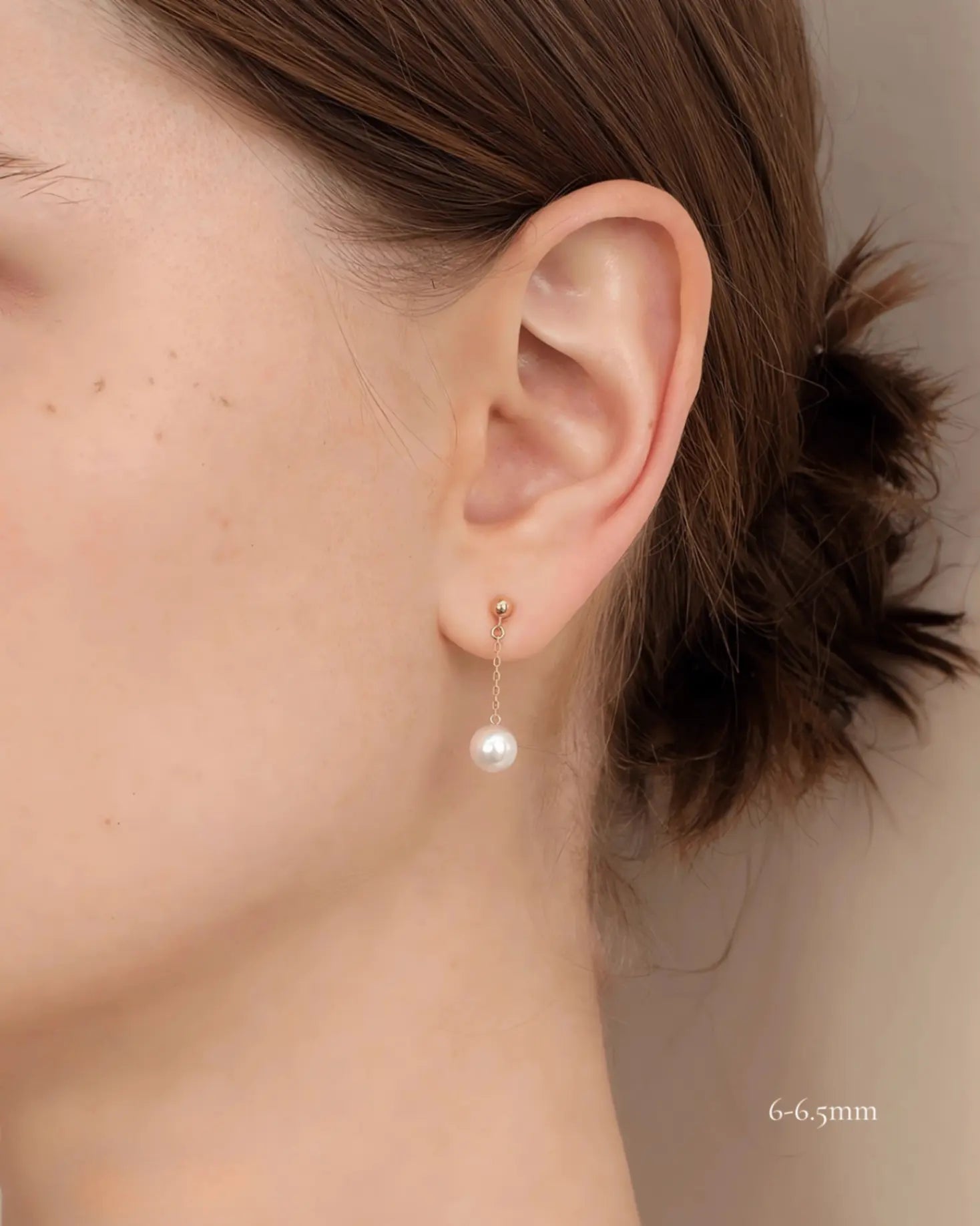 Alora – Premium Akoya Seawater Pearl Earrings | 6–7.5mm | 18K Solid Gold Studs & Drops