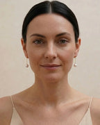 6-7.5mm 18K Gold Janpanese Akoya Pearl Earrings