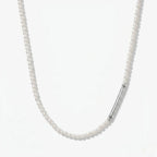 Sport-Friendly 2-3mm Baroque Pearl Necklace - Waterproof & Hypoallergenic Titanium