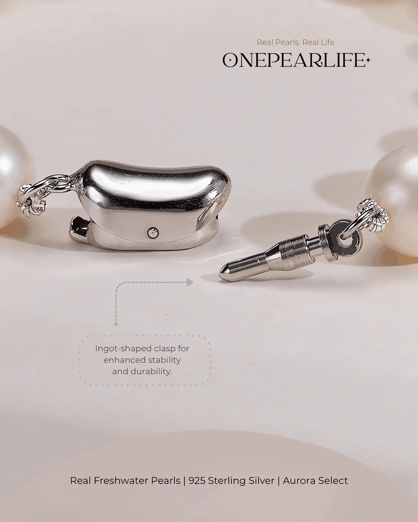 Auris – AAA Quality White Freshwater Pearl Bracelet