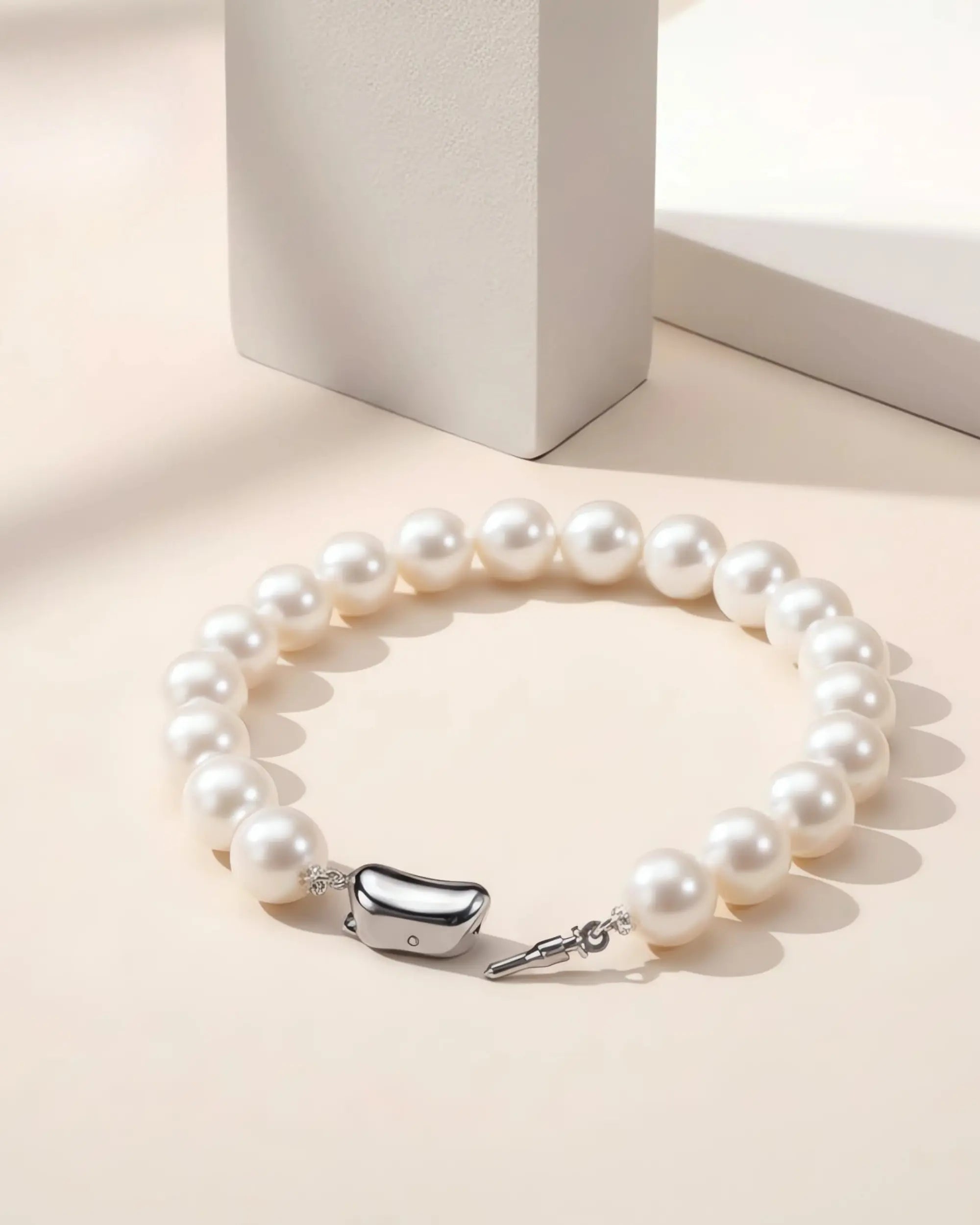 Auris – AAA Quality White Freshwater Pearl Bracelet