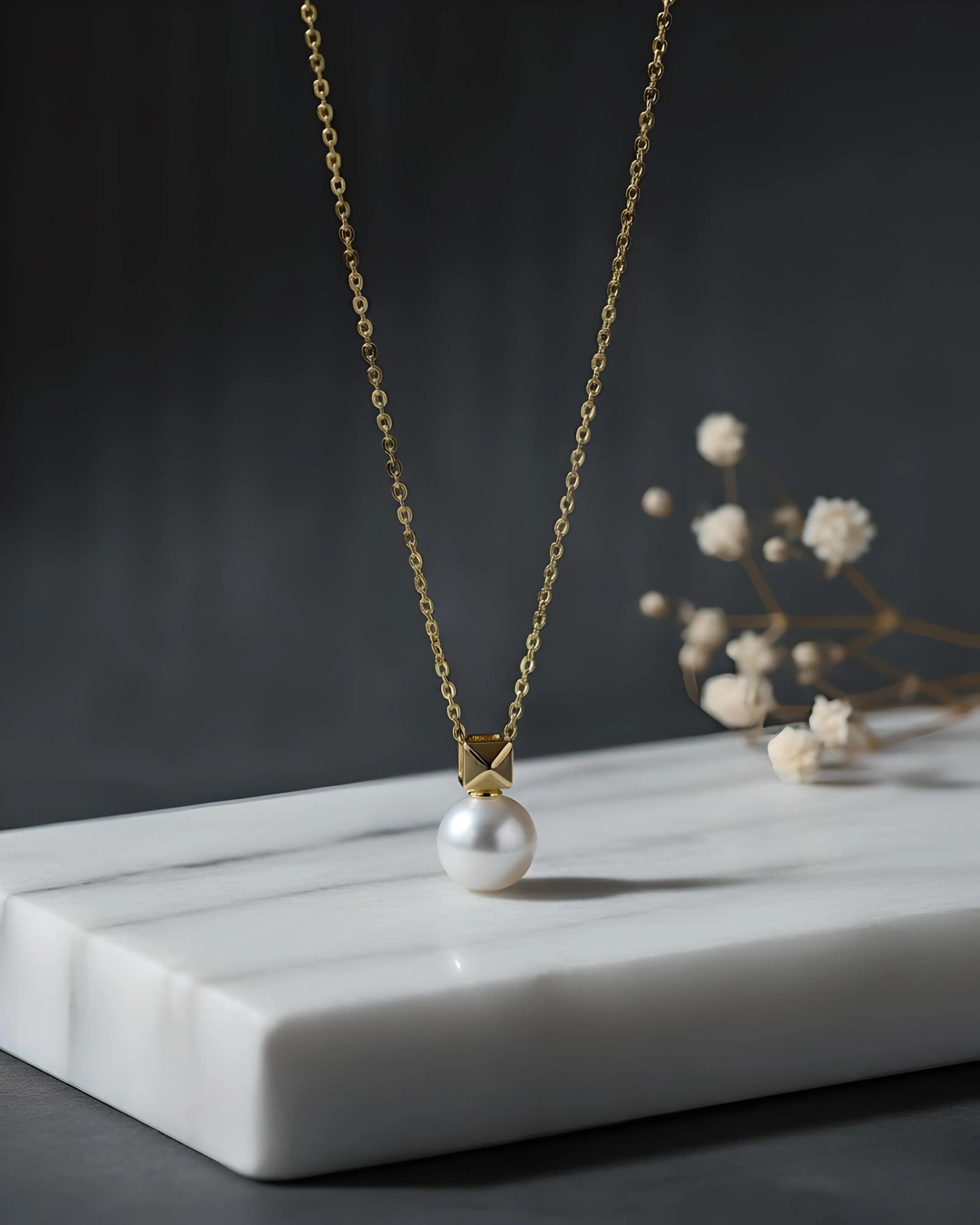 Aveline – AAA Quality Natural Freshwater Pearl Necklace