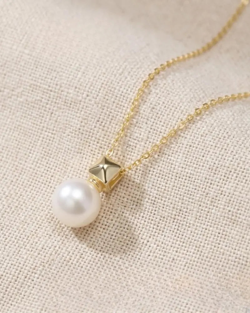 8-8.5mm Natural Freshwater Strand Pearl Necklace