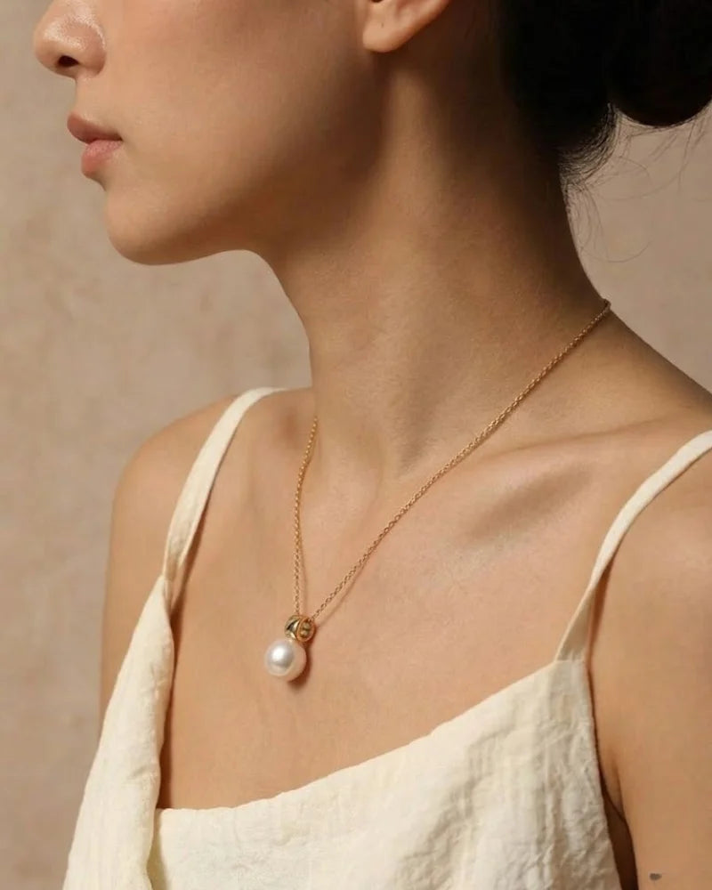 8-8.5mm Natural Freshwater Strand Pearl Necklace