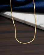 Boundaryless - AAA Natural Baroque Button Pearl & Layered Herringbone Necklace