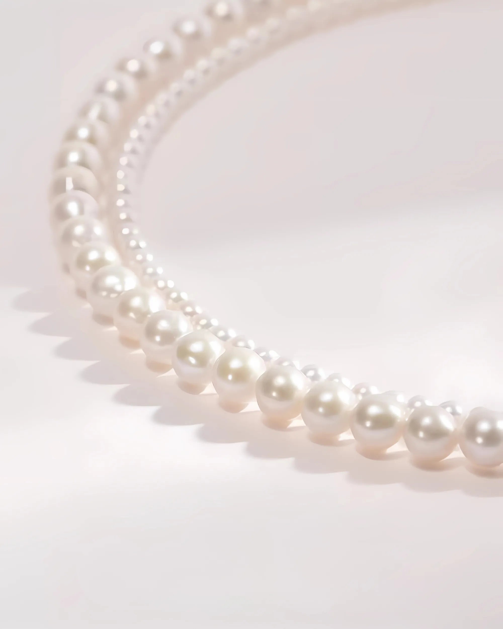 Duolara - Infinite 3-in-1 Convertible AAA White Freshwater Pearl Necklace