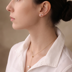 18K Solid Gold 9–9.5mm Edison Freshwater Pearl Y-Lariat Necklace