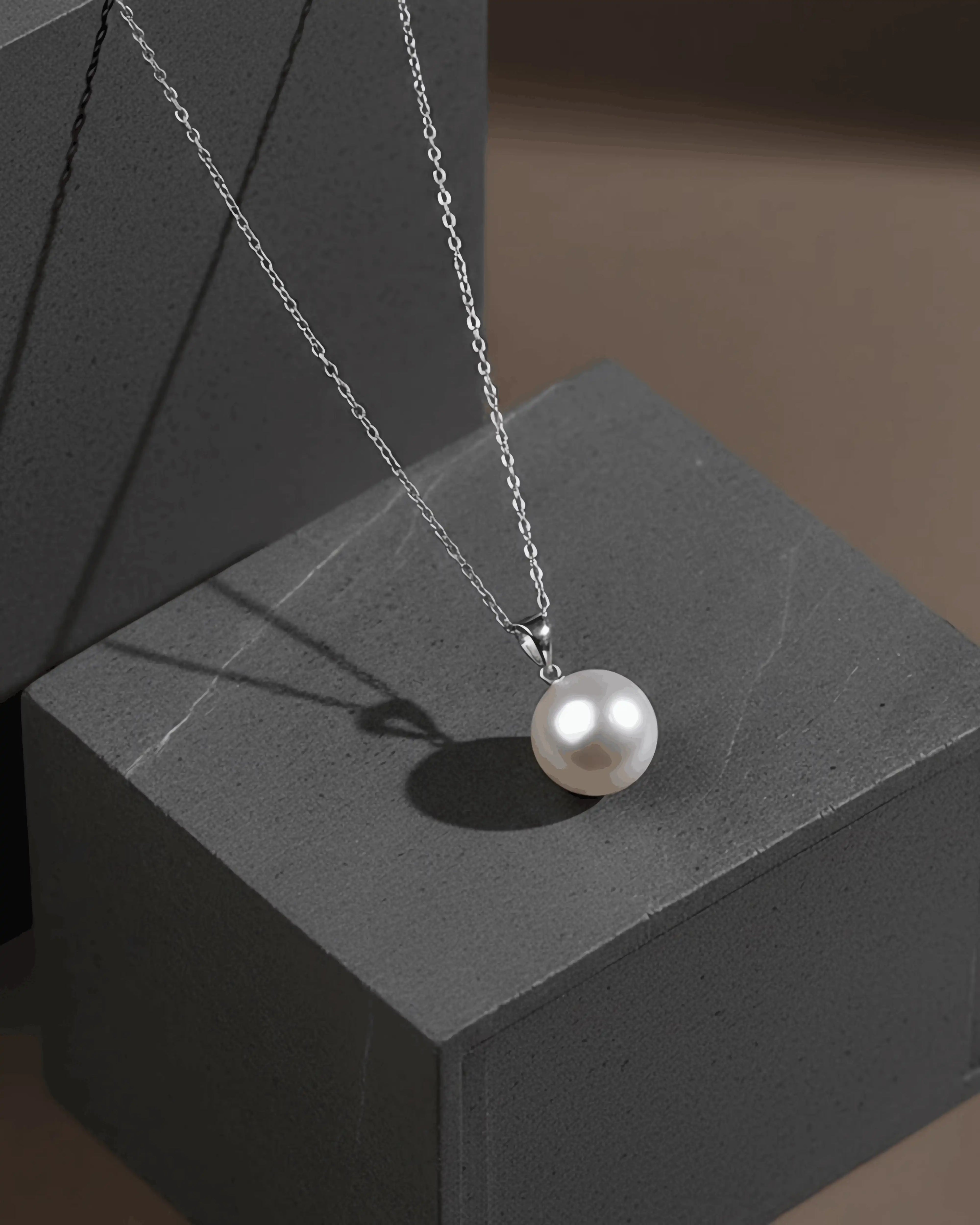 Elvina - AAA Natural freshwate Edison Pearl Pendant Two Set