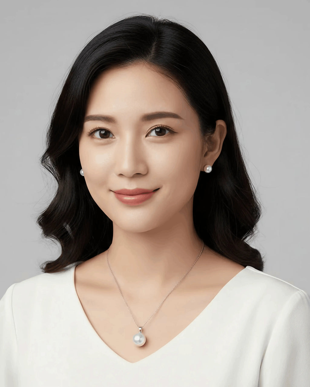 Elvina - AAA Natural freshwate Edison Pearl Pendant Two Set