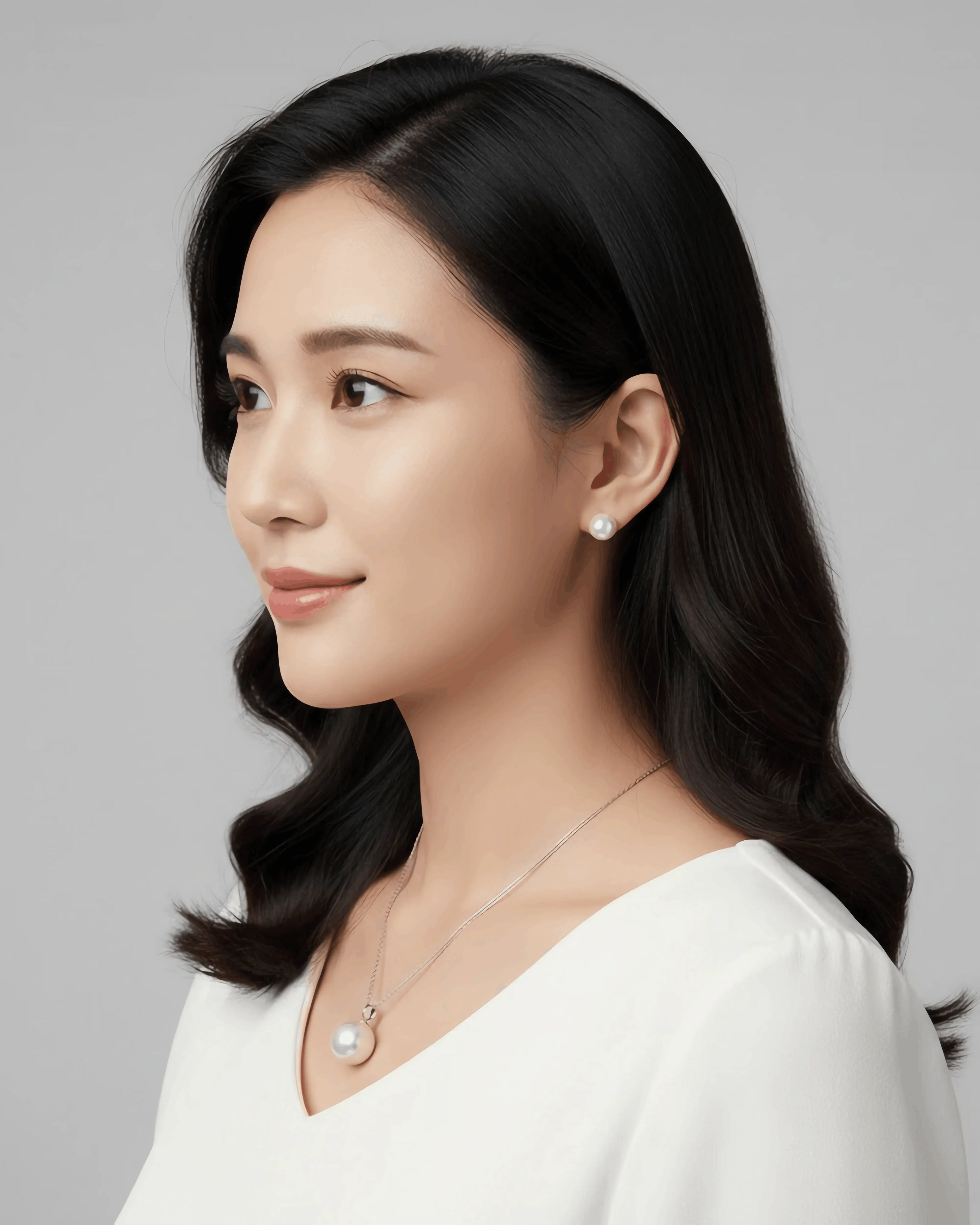 Elvina - AAA Natural freshwate Edison Pearl Pendant Two Set