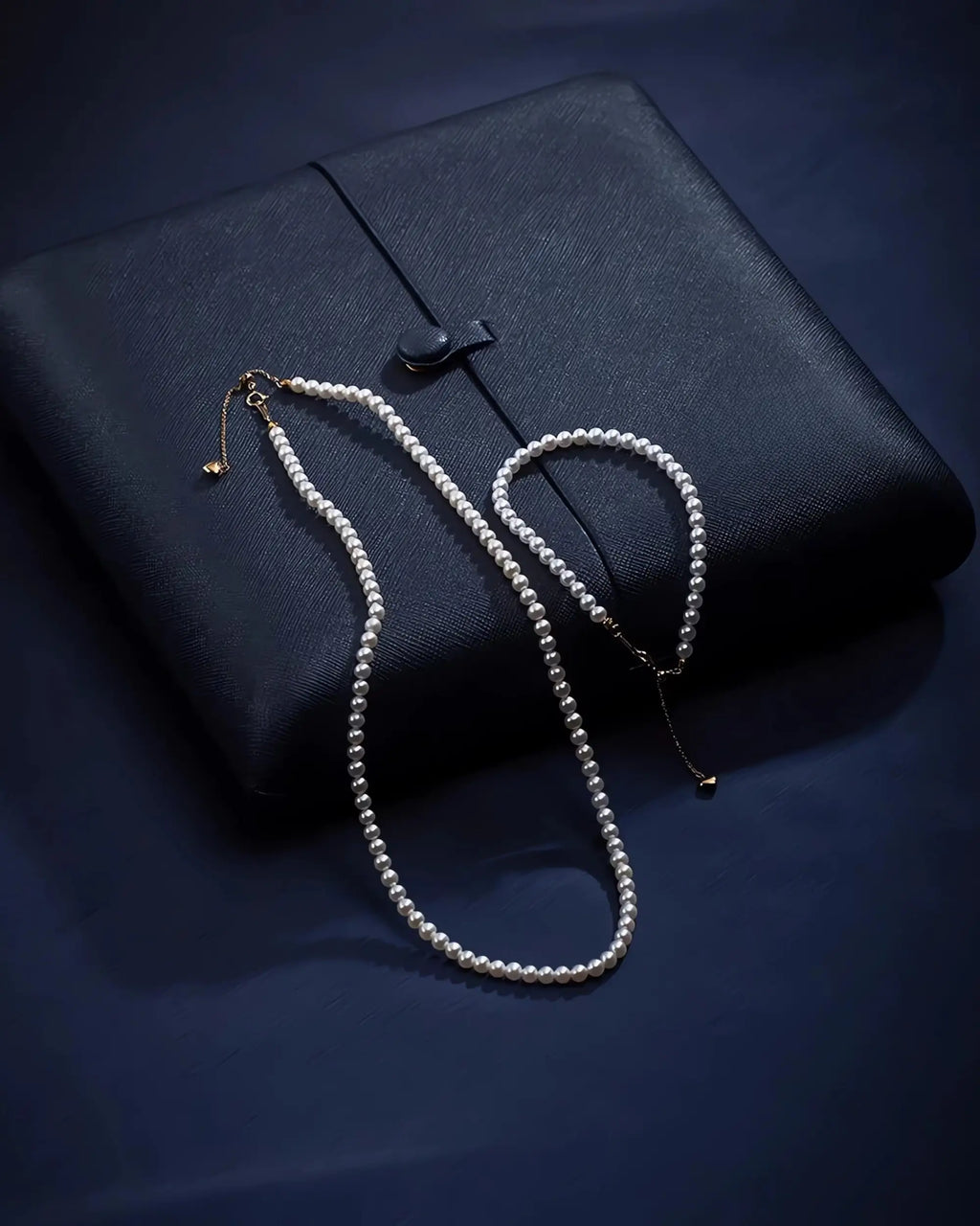 Glint - Pure AAA Natural Freshwater Pearl Jewelry Two Set 18K Solid Gold