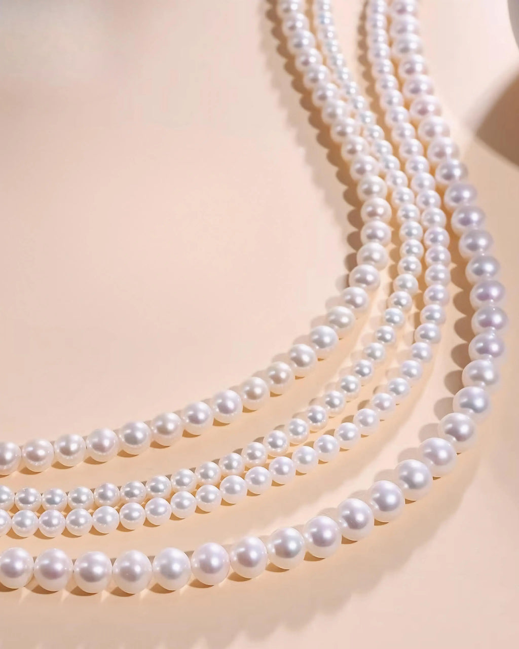 Glow – AAA Quality Dainty Lustrous Natural Freshwater Pearl Necklace | 4–6.5mm | 925 Sterling Silver