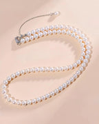 Glow – AAA Quality Dainty Lustrous Natural Freshwater Pearl Necklace | 4–6.5mm | 925 Sterling Silver