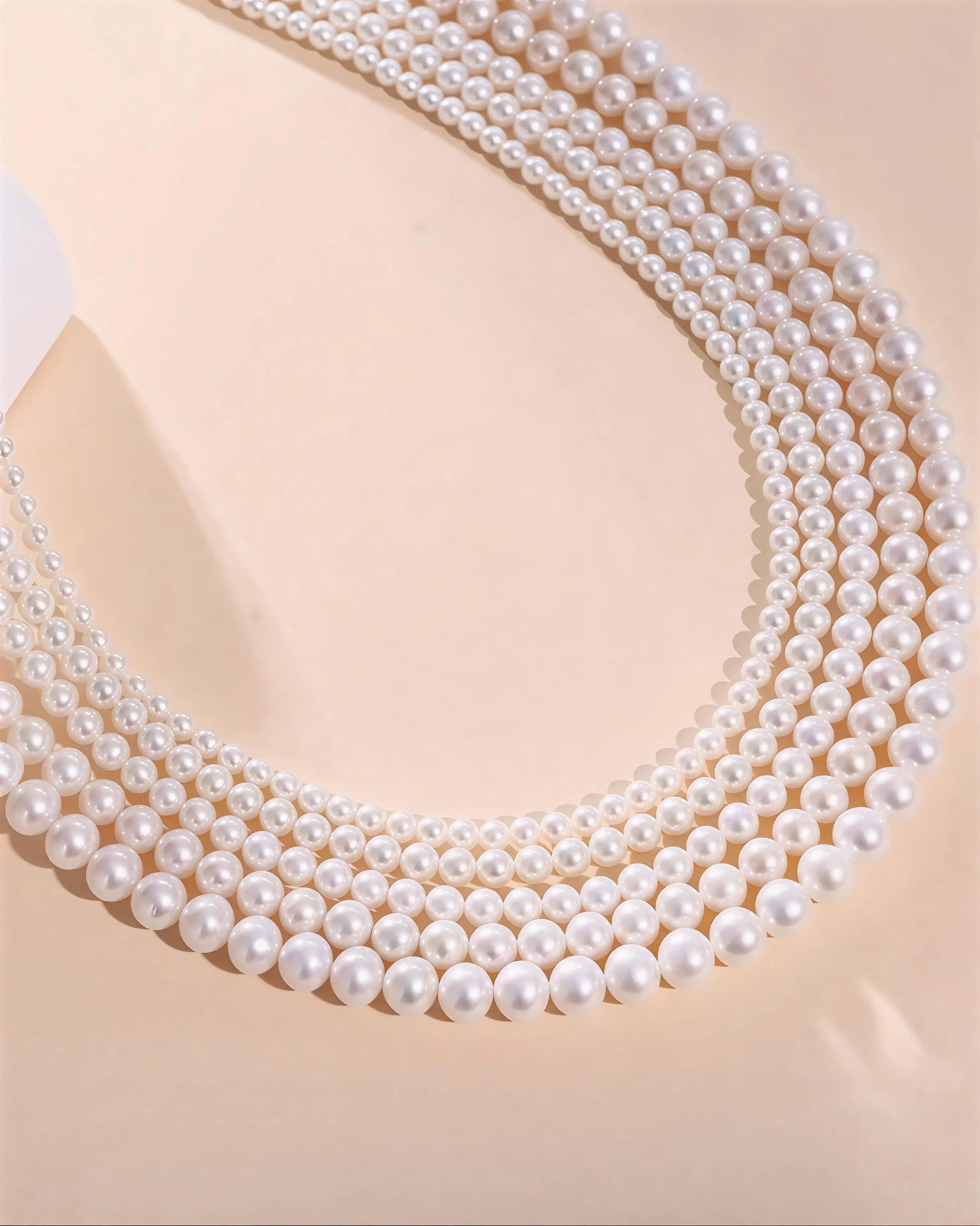 Glow – AAA Quality Dainty Lustrous Natural Freshwater Pearl Necklace | 4–6.5mm | 925 Sterling Silver