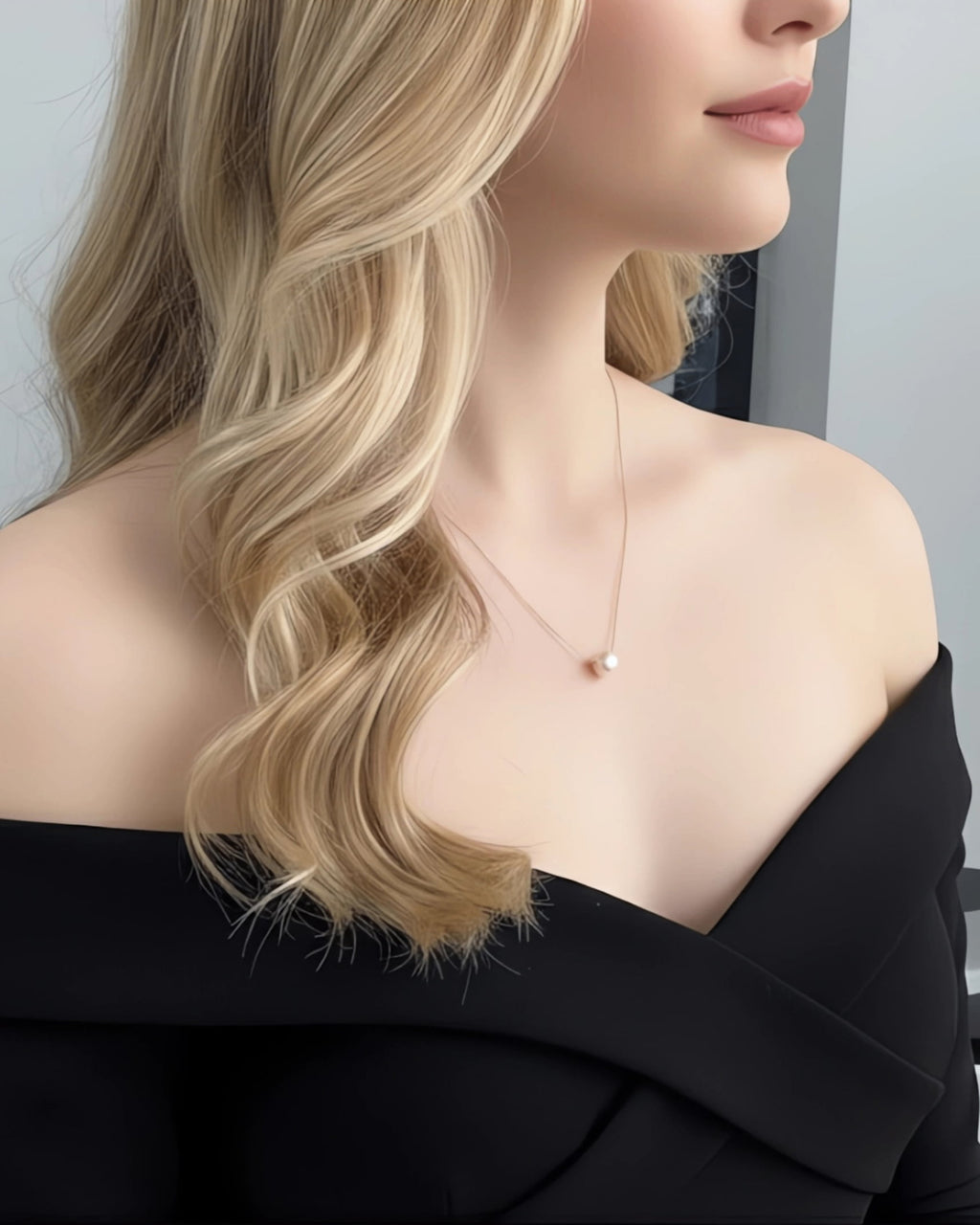 Hikarugold – 18K Solid Gold & AAA+ Japanese Akoya Sea Pearl Pendant