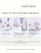 Celia – AAA Quality Natural Baroque Pearl Earrings | 14×11mm | 18K Gold Vermeil or 925 Sterling Silver