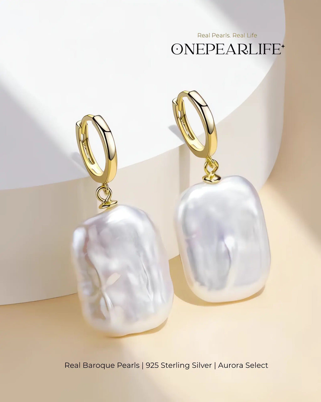 Isla – AAA Quality Natural Dangle Baroque Pearl Earrings