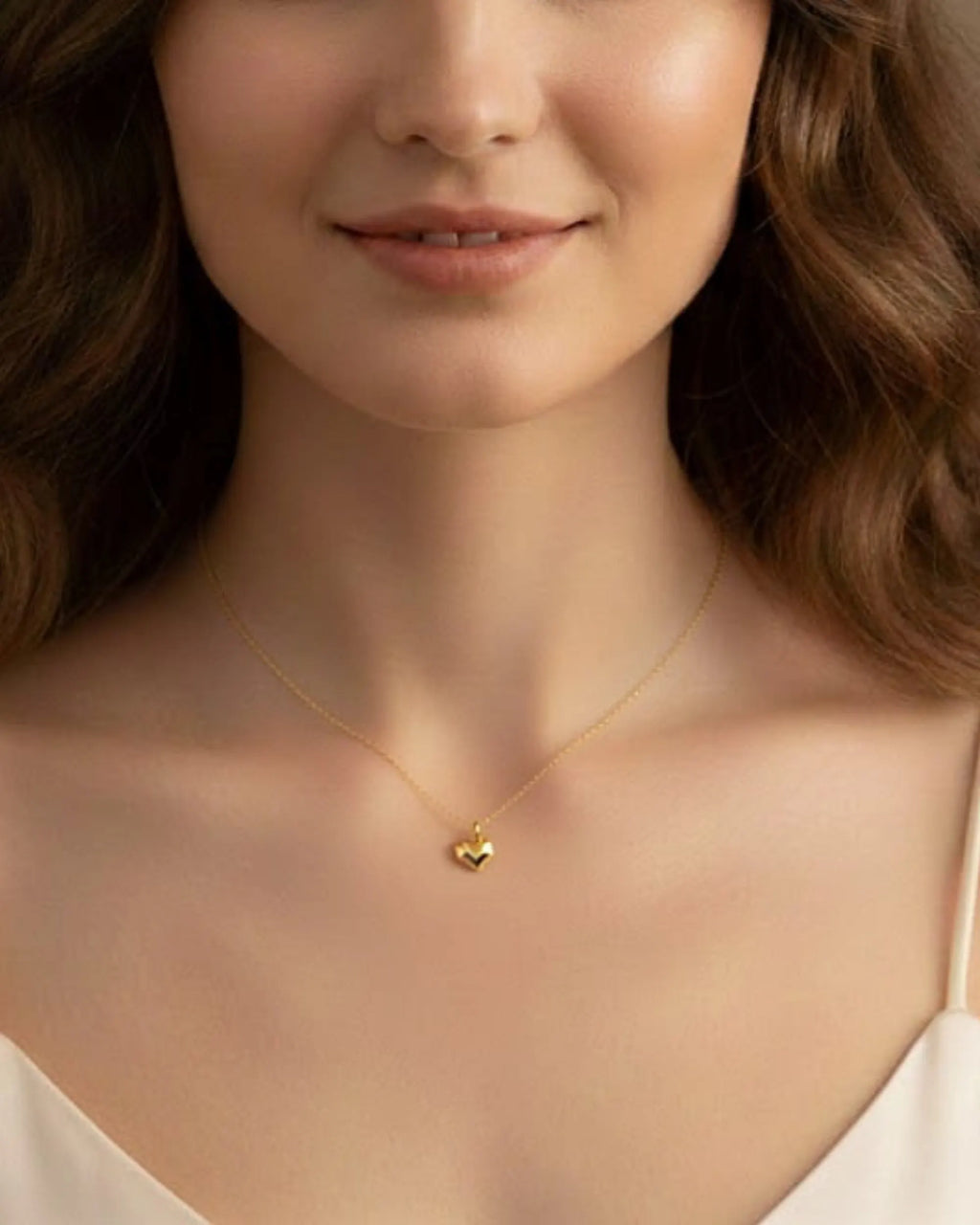 L'Amour - AAA Natural Freshwater Pearl Heart Stackable Romantic Pendant Two Set