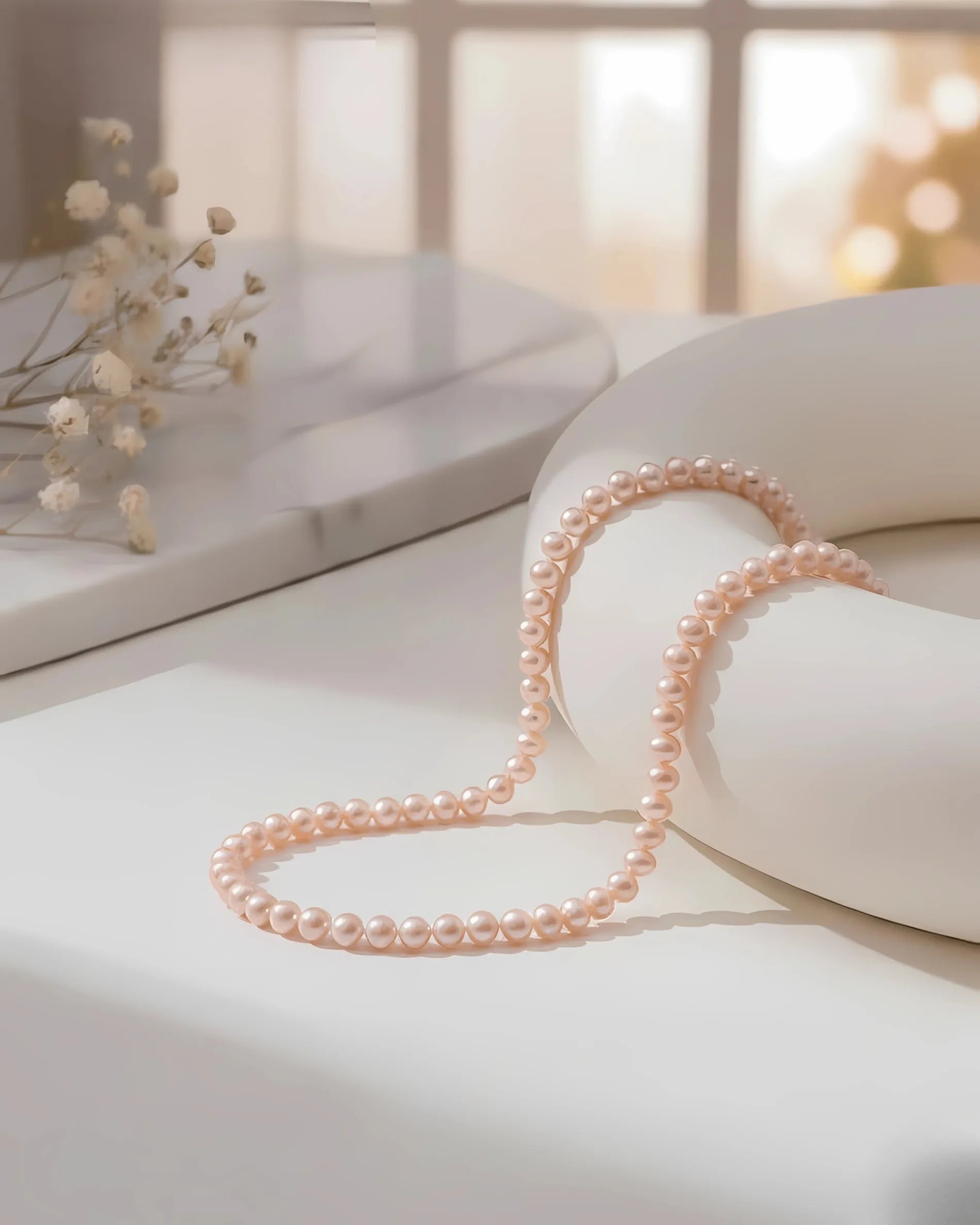 Lilura – Soft-Hued AAA Grade Multi-Color Natural Freshwater Pearl Necklace