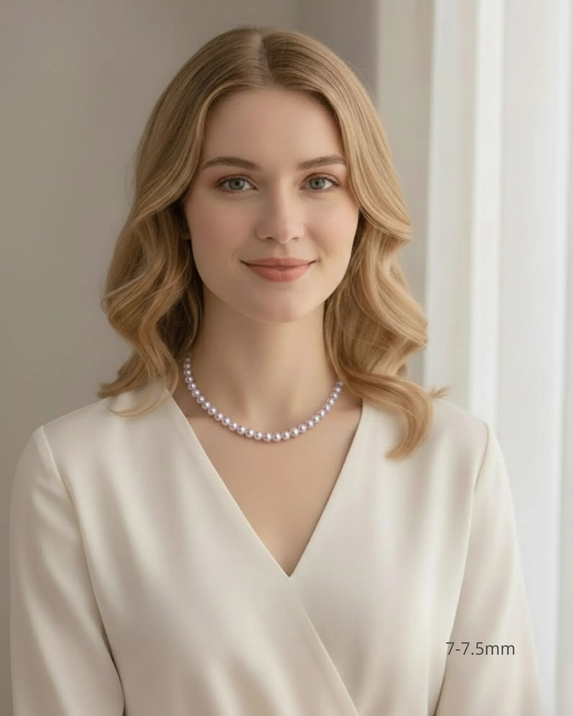 Lilura – Soft-Hued AAA Grade Multi-Color Natural Freshwater Pearl Necklace