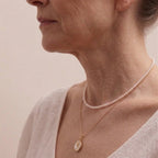 Versatile 2-Piece Natural Freshwater Pearl Necklace & Rose Set