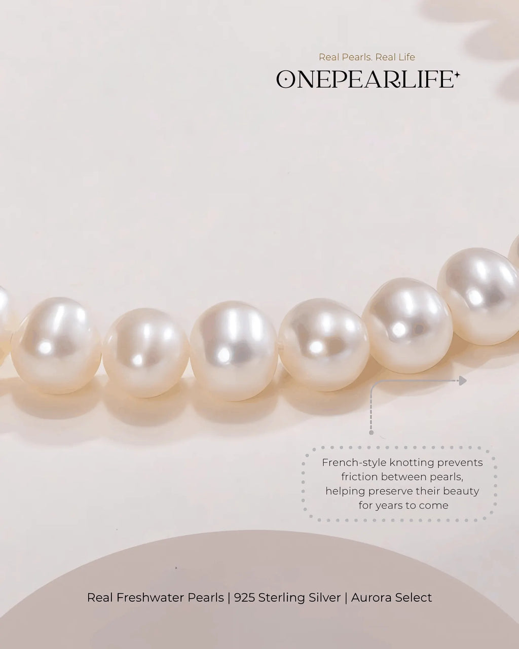Luma – AAA Quality White Freshwater Pearl Bracelet