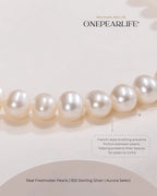 Luma – AAA Quality White Freshwater Pearl Bracelet