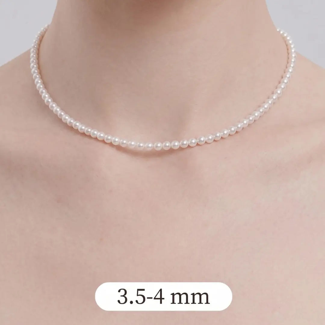 S925 Sterling Silver Pearl Choker, Lustrous Freshwater Pearls with Magnetic Clasp