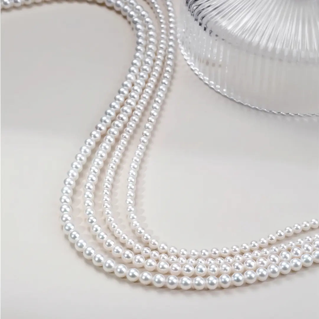 S925 Sterling Silver Pearl Choker, Lustrous Freshwater Pearls with Magnetic Clasp