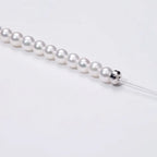 S925 Sterling Silver Pearl Choker, Lustrous Freshwater Pearls with Magnetic Clasp