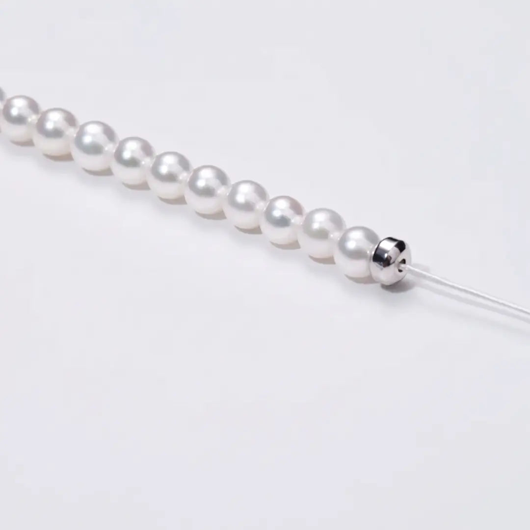 S925 Sterling Silver Pearl Choker, Lustrous Freshwater Pearls with Magnetic Clasp