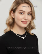 Marina – Soft-Hued AAA Rice-Shaped Natural Pearl Shell Pendant Necklace