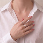 7-7.5mm Japanese Akoya Pearl Open Ring