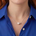 5-8.5mm Double Bead Real Pearl Choker Necklace Gift for Her