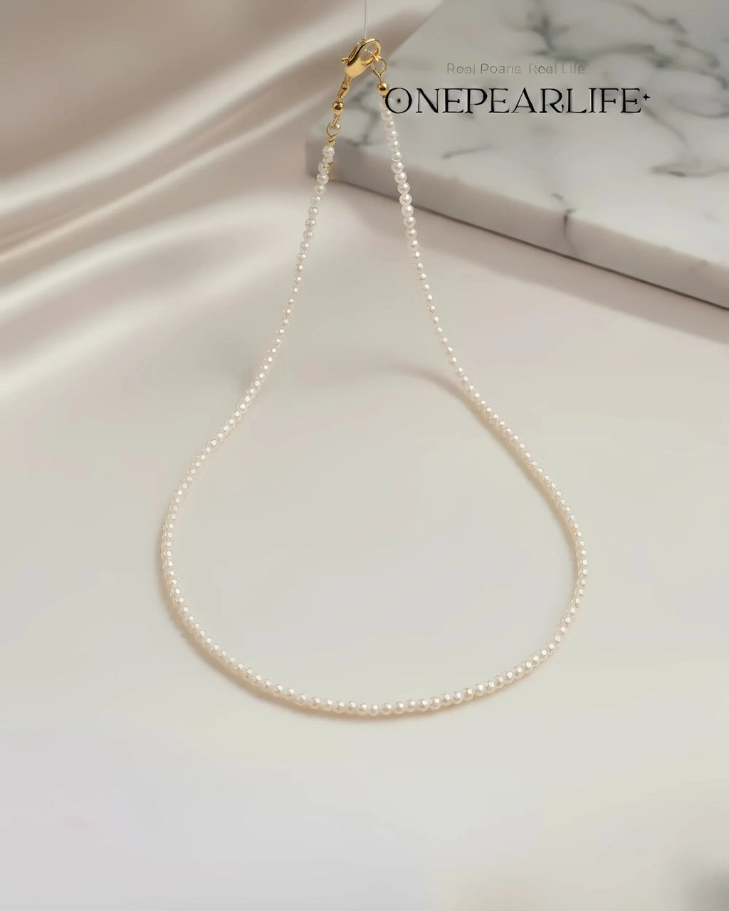 Mist – AAA Micro Seed Pearl Layering Necklace