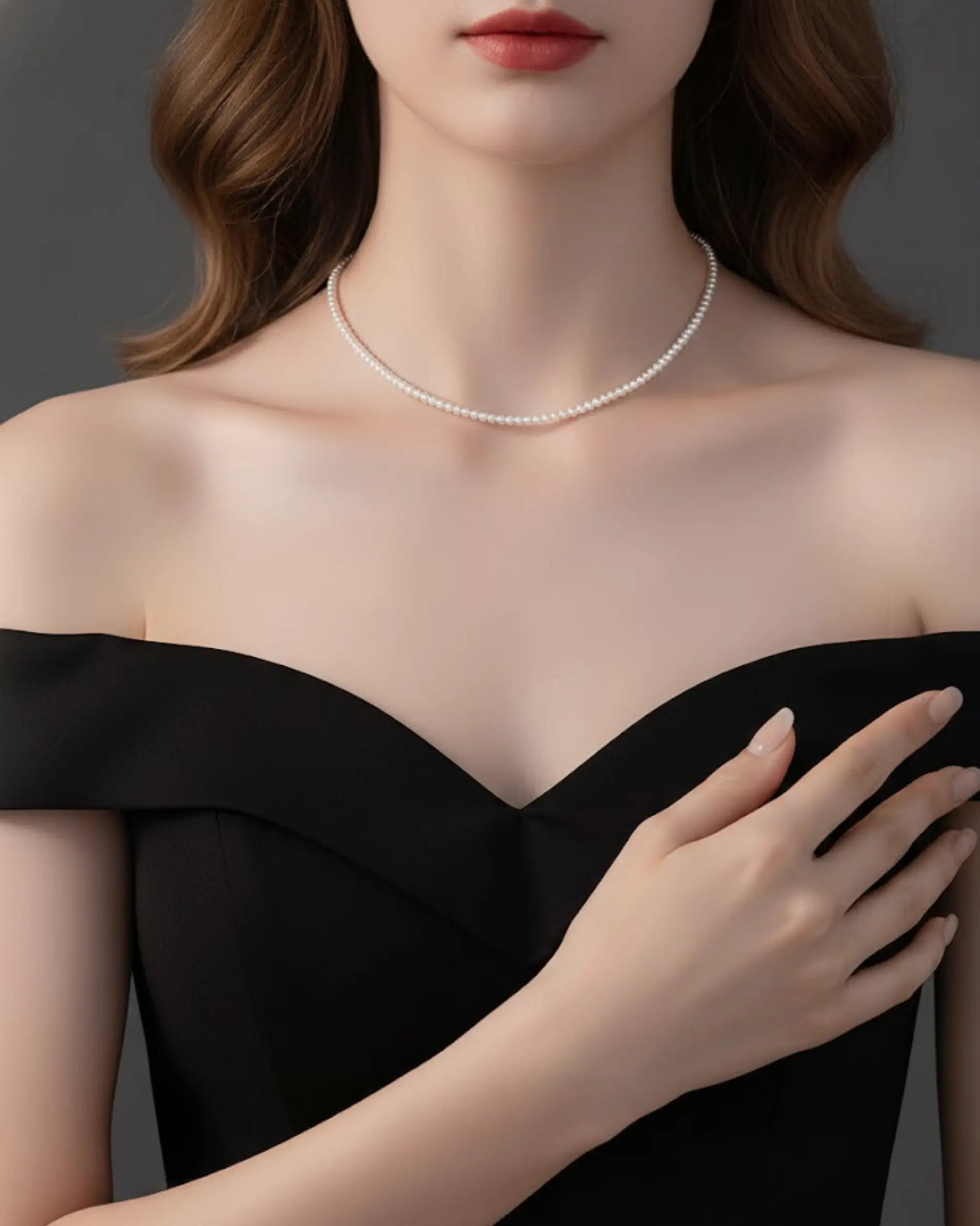 Mist – AAA Micro Seed Pearl Layering Necklace