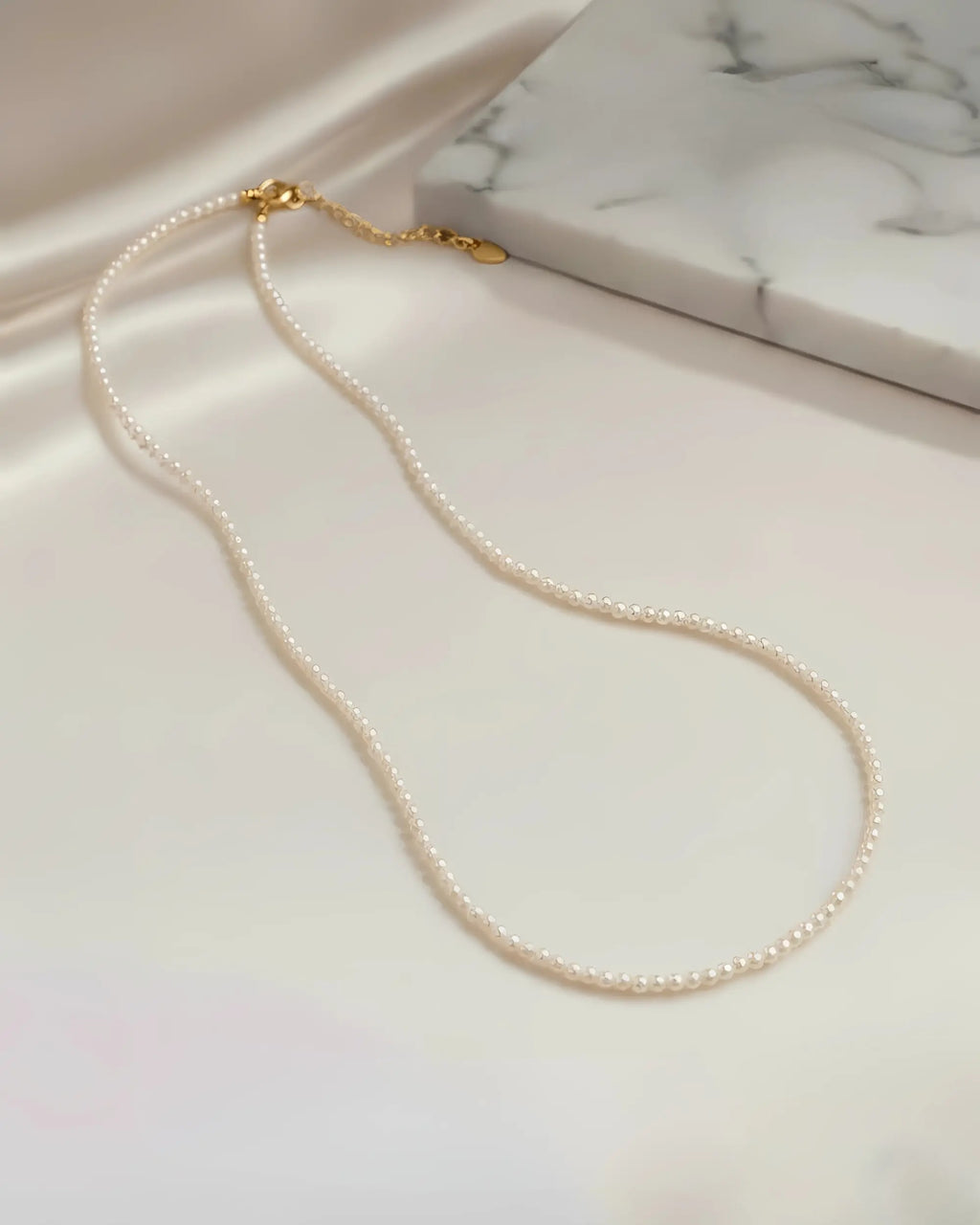 Mist – AAA Micro Seed Pearl Layering Necklace