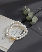 Nova - Oversized Natural Baroque Pearl Statement Necklace