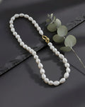Nova - Oversized Natural Baroque Pearl Statement Necklace