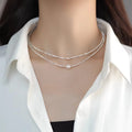 ONCE - AAA Natural Freshwater Pearl Double-Layered Necklace Two Set