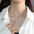 ONCE - AAA Natural Freshwater Pearl Double-Layered Necklace Two Set