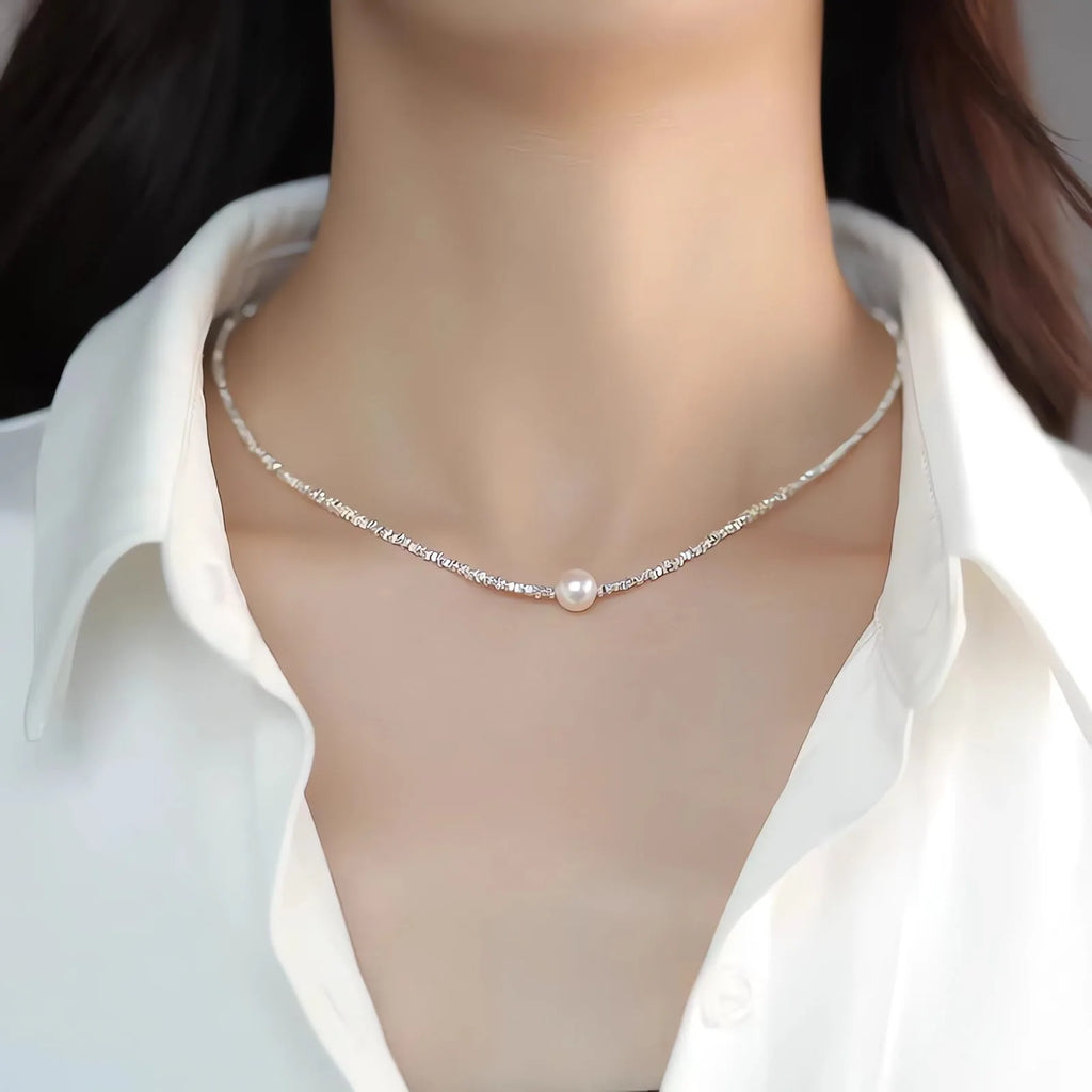 ONCE - AAA Natural Freshwater Pearl Double-Layered Necklace Two Set