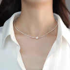 ONCE - AAA Natural Freshwater Pearl Double-Layered Necklace Two Set
