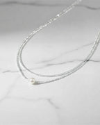 ONCE - AAA Natural Freshwater Pearl Double-Layered Necklace Two Set